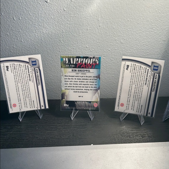 Kon Knueppel Duke Blue devils set 2 silver 1 insert Topps Bowman U - Picture 2 of 2
